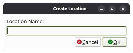 Create a new Location