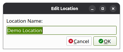 Rename a Location