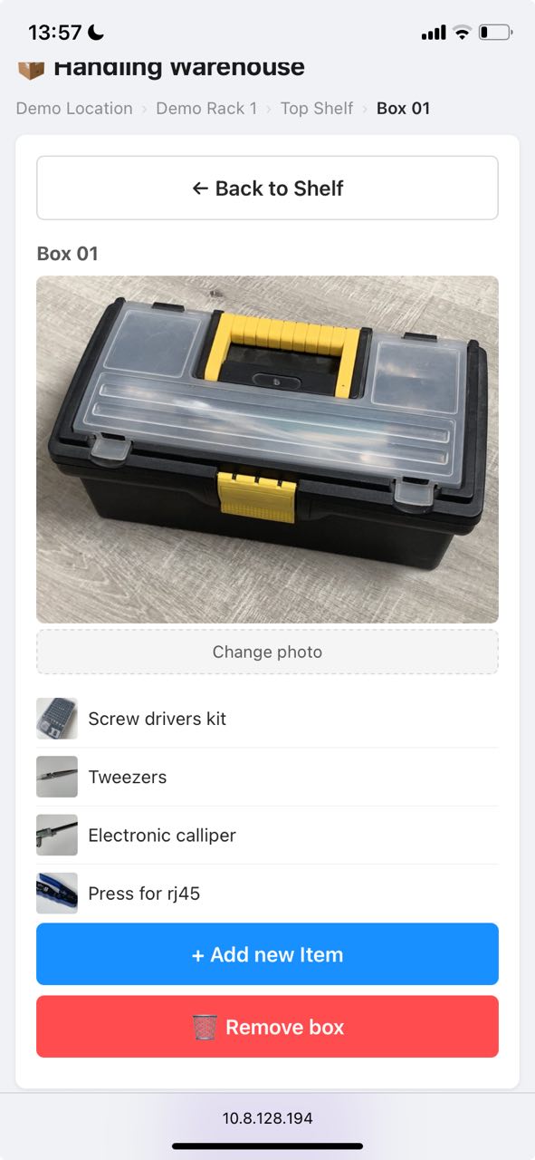 Items Management