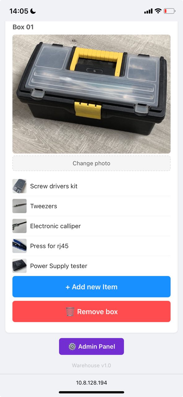Added the item